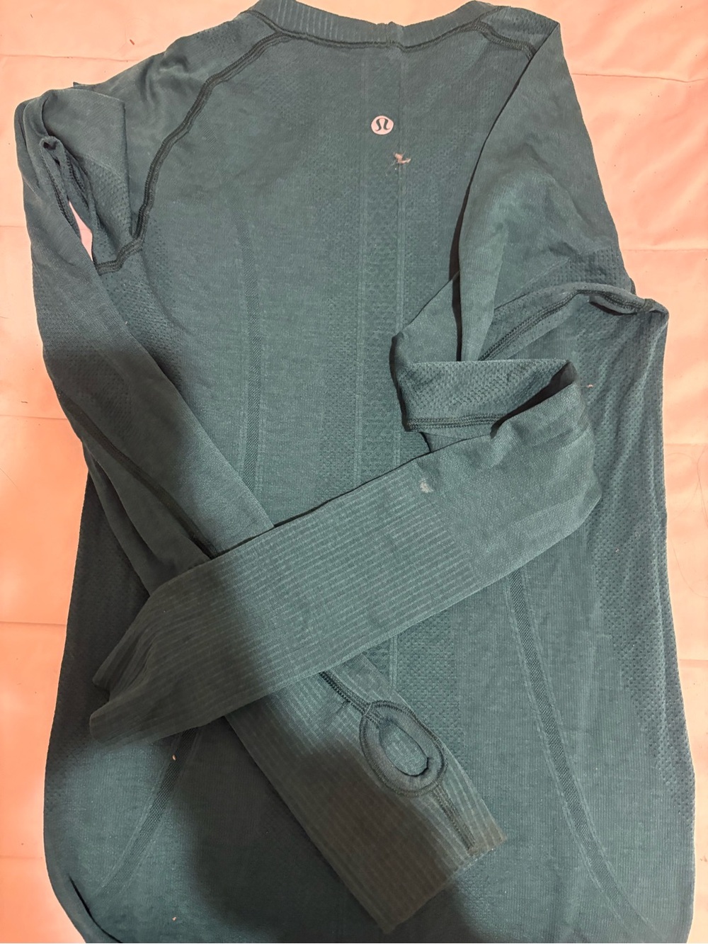 lululemon athletica Long-Sleeve Crew Top in Dark Green - Picture 2 of 3
